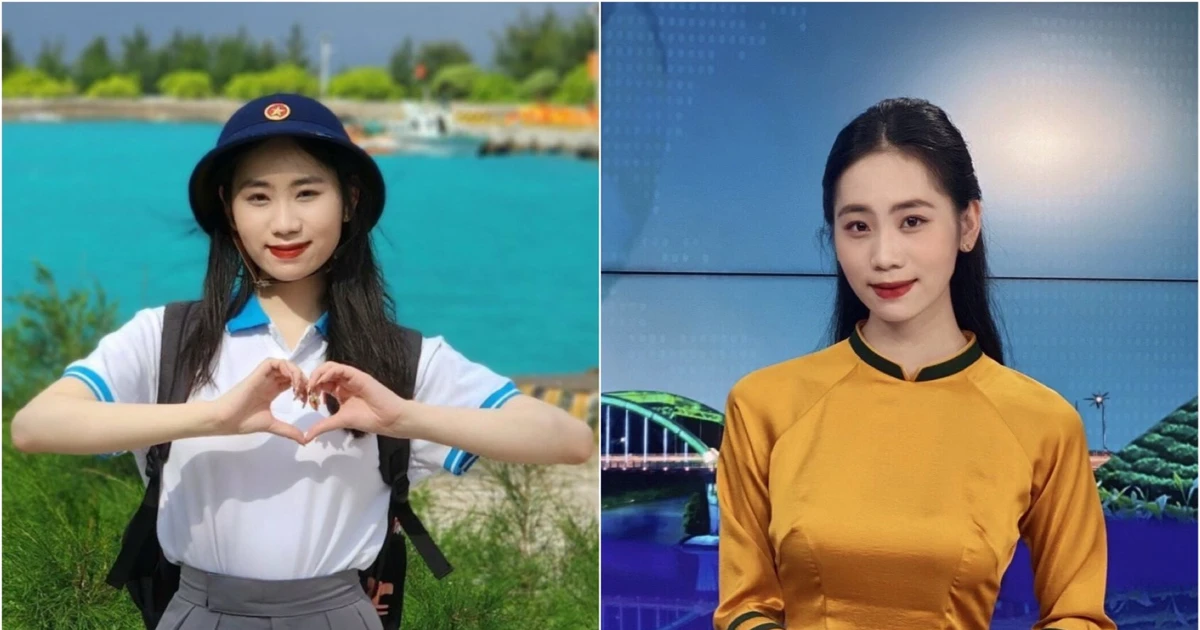 Nữ sinh xứ Trà chọn ở lại quê học đại học, vừa nhận huy hiệu chiến sỹ Trường Sa xịn sò quá trời