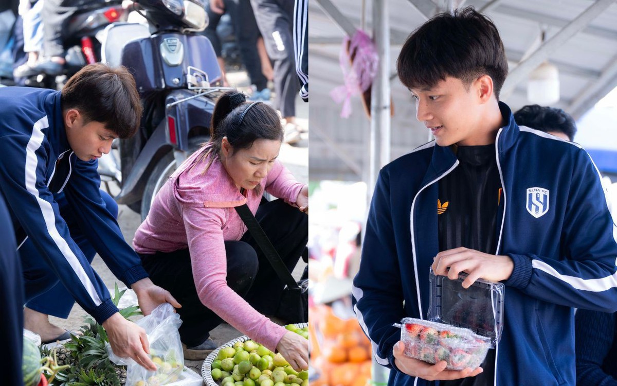 Cao Văn Bình về quê phụ mẹ bán hoa quả, góc chợ Nghệ An xôn xao: "Em không nổi tiếng đâu"