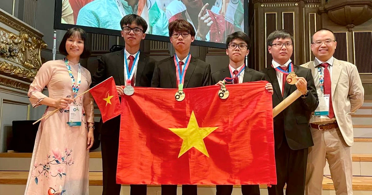 Học trò Việt Nam càn quét 3 HCV Olympic Hóa học Quốc tế 2023