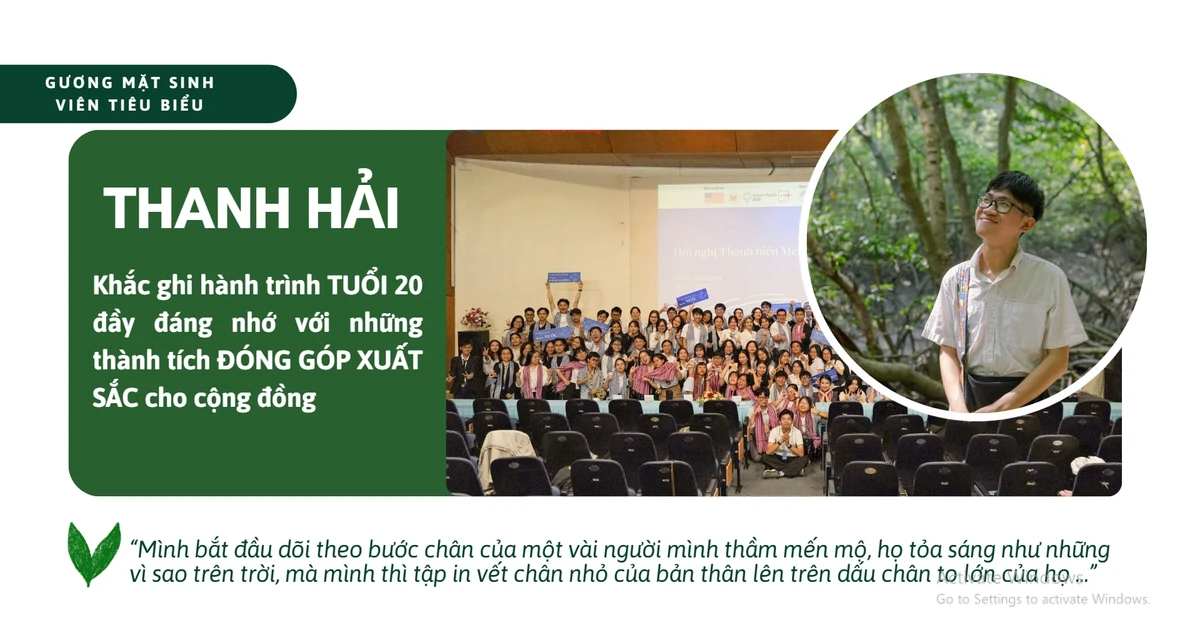 Tuổi 20 và hành trình cống hiến cho cộng đồng đầy cảm xúc của nam sinh Đại học Khoa học Tự nhiên