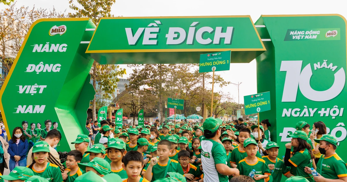 7.500 bạn trẻ "cháy hết mình" tại Ngày hội đi bộ Nestlé MILO ở Nghệ An ‍♂️✨