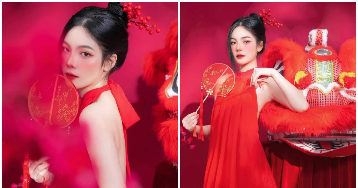 Nữ sinh rạng rỡ trong bộ ảnh Tết 2023: Chia sẻ xúc động về gia đình và tuổi trẻ