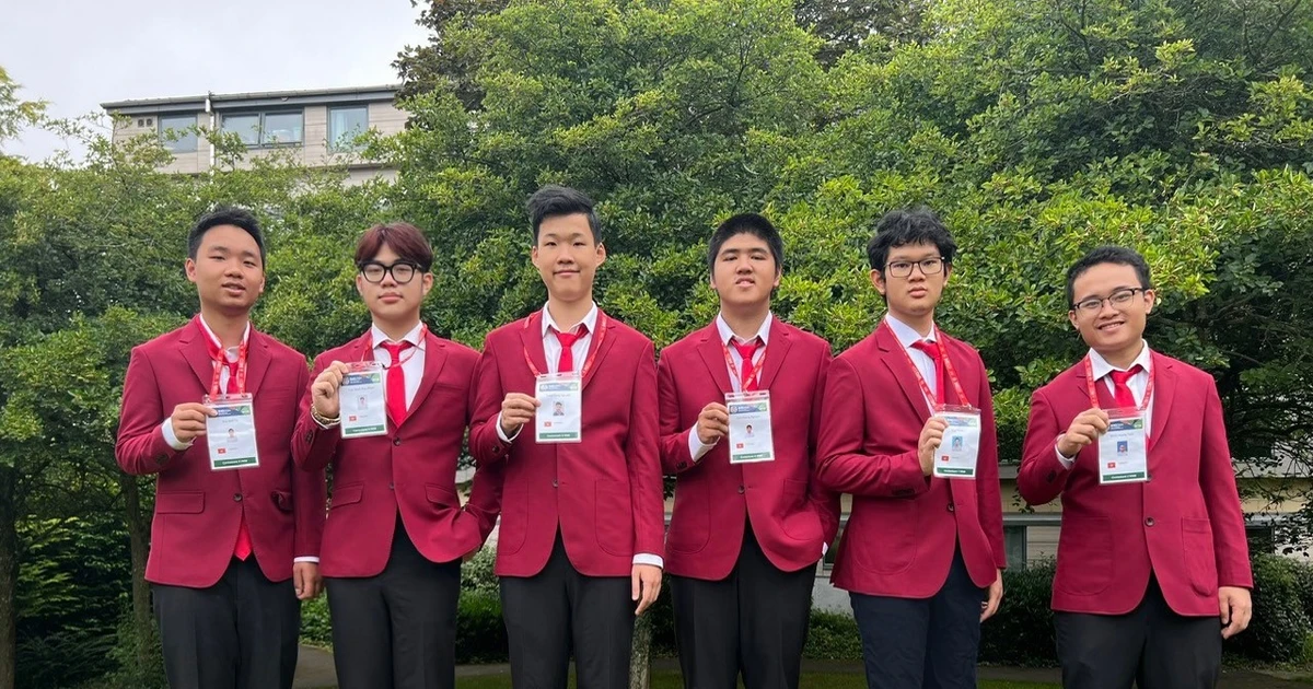 Học sinh Việt Nam ẵm trọn 5 huy chương tại Olympic Toán học quốc tế 2024 ️