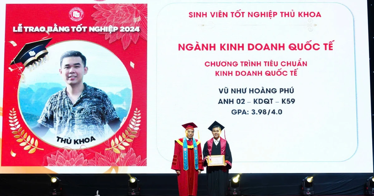 Chàng trai Thái Bình "comeback" thành thủ khoa Kinh doanh quốc tế Ngoại thương với GPA 3.98/4.0