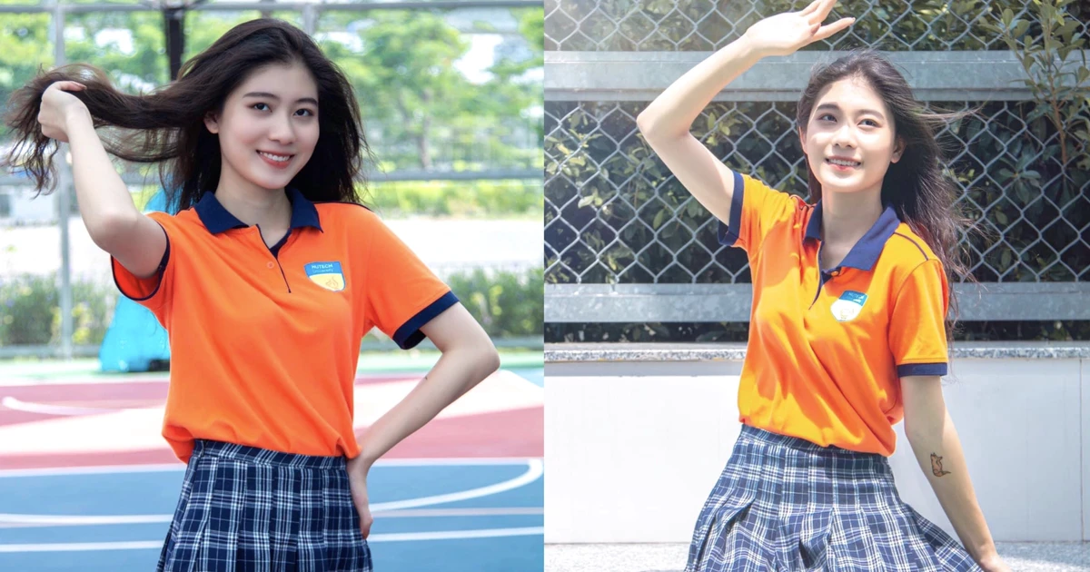 Nữ sinh Hutech gây sốt với visual trong trẻo, diện đồng phục mà xinh xỉu