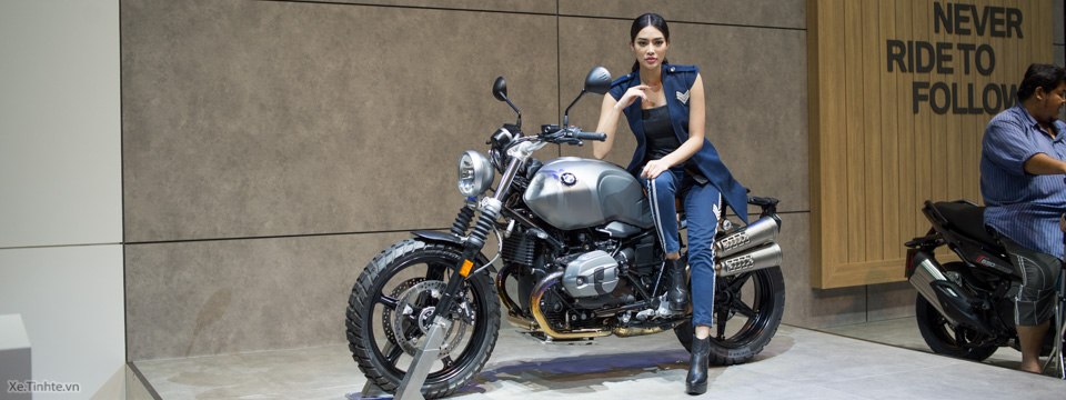 BMW R nineT Scrambler đổ bộ VIMS 2016 - Đẹp "cháy màn hình" theo phong cách retro ️✨