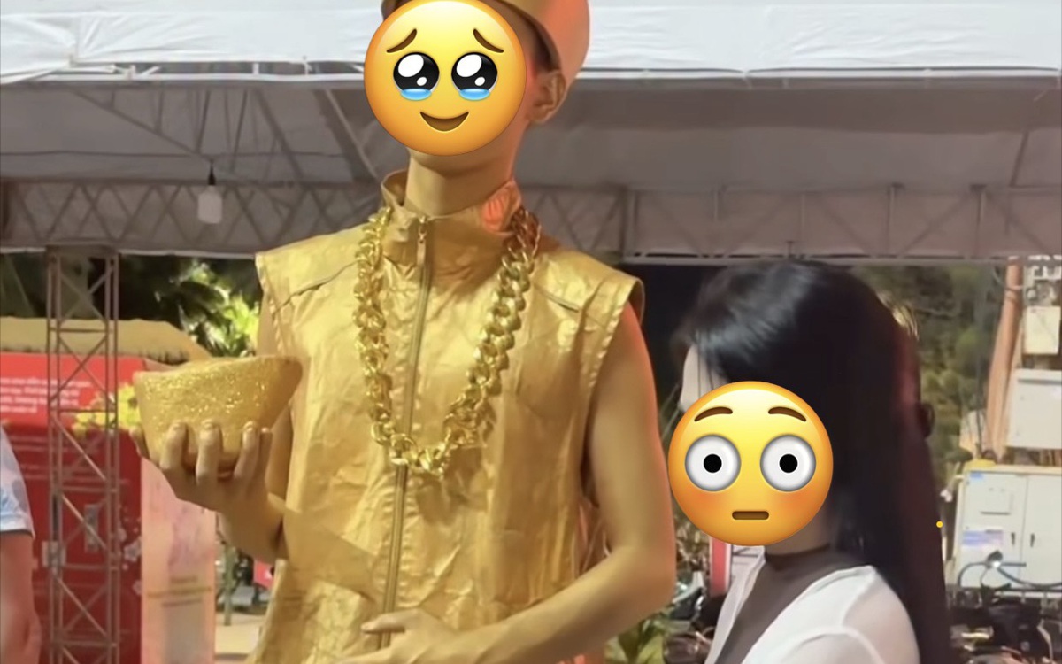 Nữ streamer bị ném đá dữ dội vì clip 11 triệu view: Quấy rối tượng tại khu du lịch quá vô duyên!