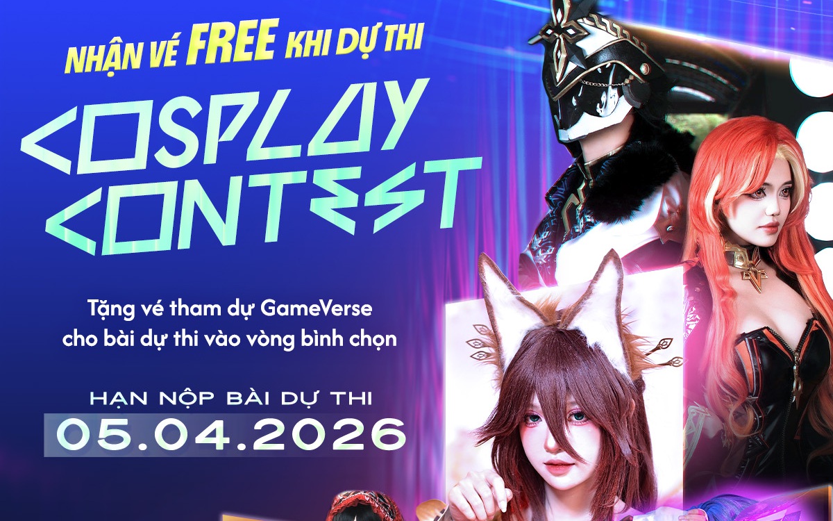 Vietnam GameVerse 2026 "mở cửa" cho cosplayer săn quà "siêu khủng" chưa từng có ✨