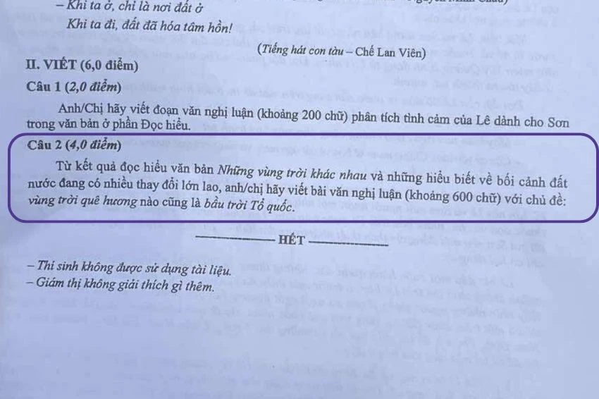 Những bài văn 9,5 điểm "đốn tim" giám khảo: Khi Gen Z viết về Tổ quốc bằng cả trái tim