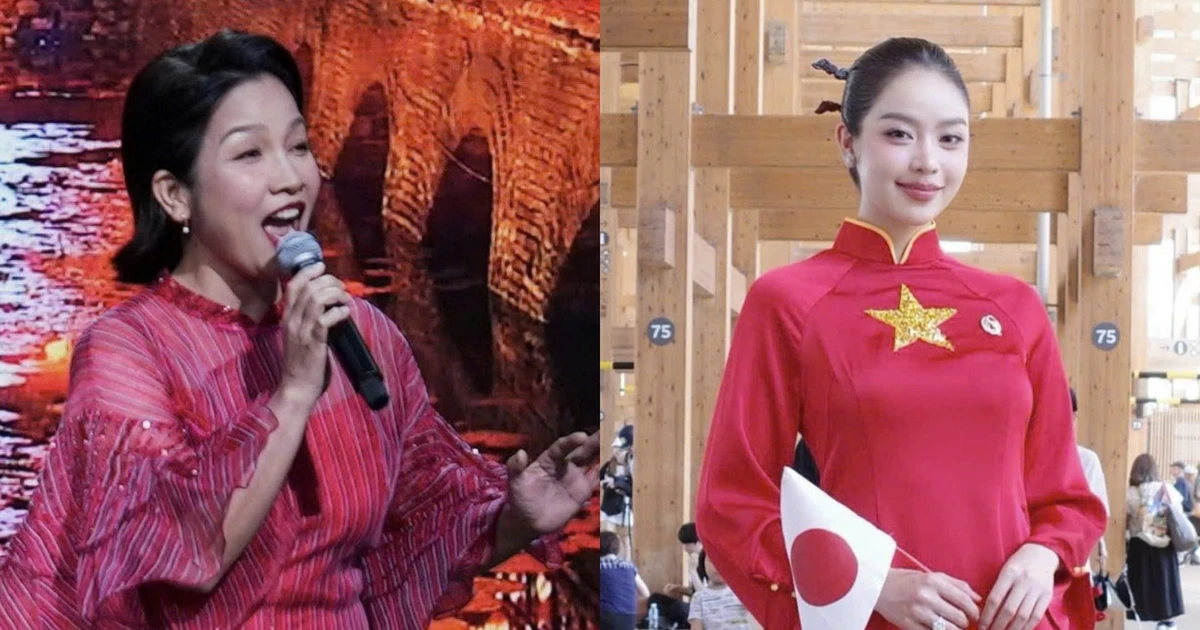 Mỹ Linh cất giọng "chuẩn diva" cùng Hoa hậu Thanh Thủy diện áo dài quảng bá văn hóa Việt tại Expo 2025