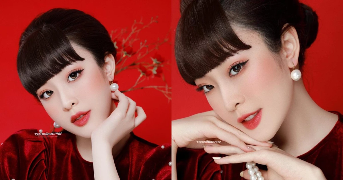 Hot girl Ngoại thương tỏa sáng với bộ ảnh Tết Nhâm Dần 2022 cực xinh