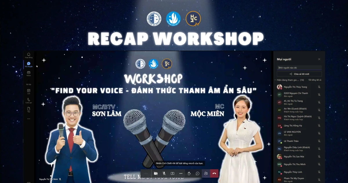 Đánh thức thanh âm ẩn sâu - Workshop dành cho hội mê phát thanh
