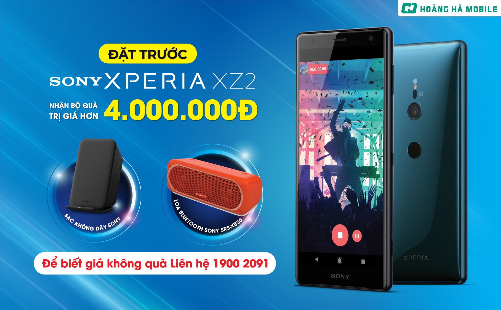 Đặt trước Sony Xperia XZ2 tại Hoàng Hà Mobile, tiết kiệm đến 2.800.000 đồng - Quá xịn luôn!