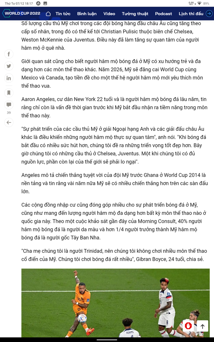 Người Mỹ Ngày Càng Mê Bóng Đá - Trend Đá Banh Lên Ngôi Tại Xứ Cờ Hoa! ⚽