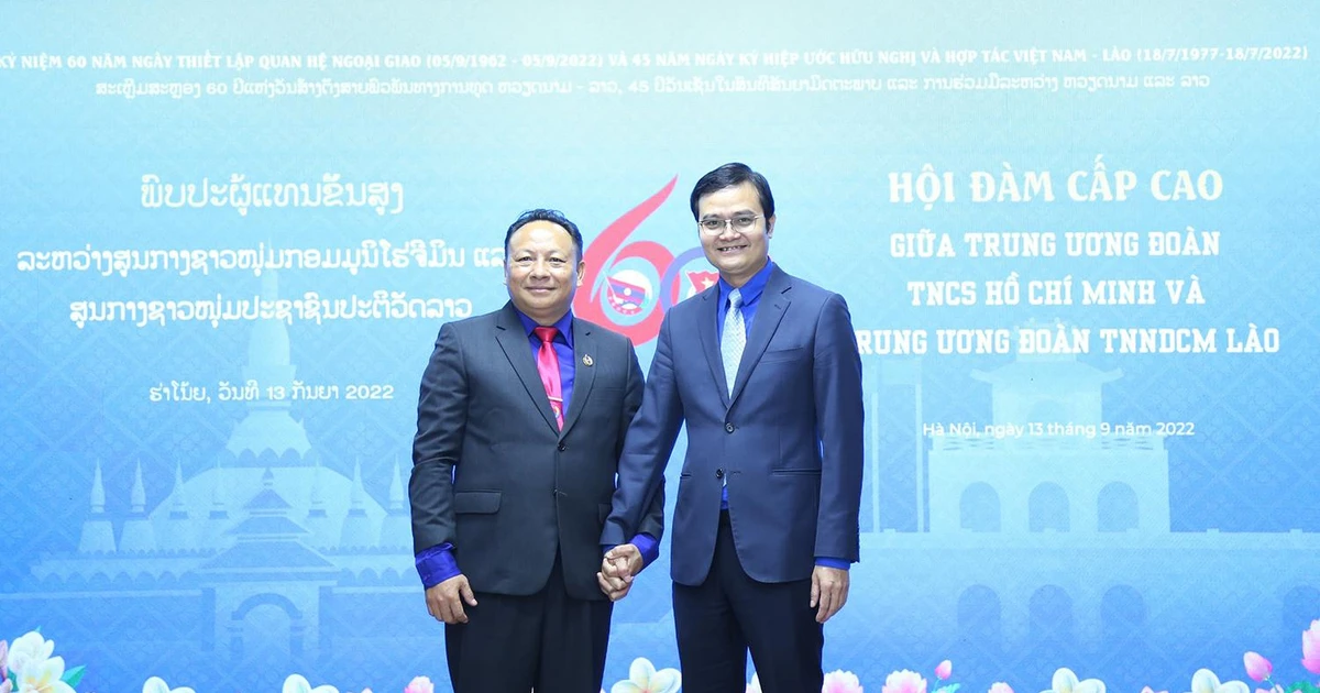 Hội đàm cấp cao giữa T.Ư Đoàn TNCS Hồ Chí Minh và T.Ư Đoàn Thanh niên NDCM Lào: Tình hữu nghị bền chặt, hợp tác đi lên!