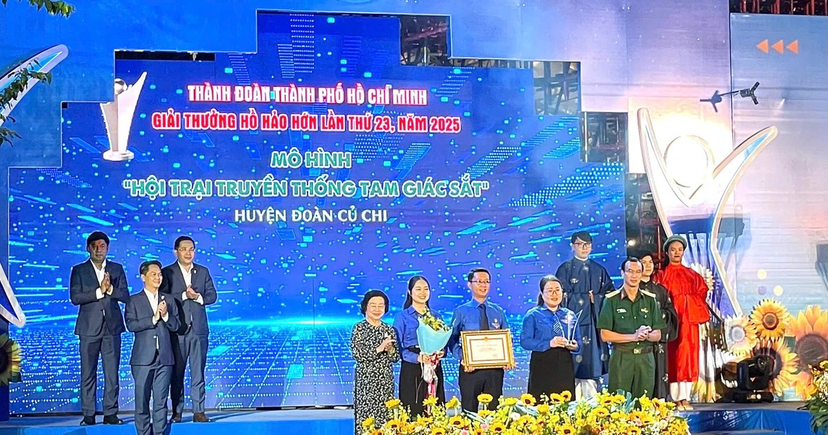 Thành Đoàn TP.HCM vinh danh 13 mô hình sáng tạo với giải thưởng Hồ Hảo Hớn 2025
