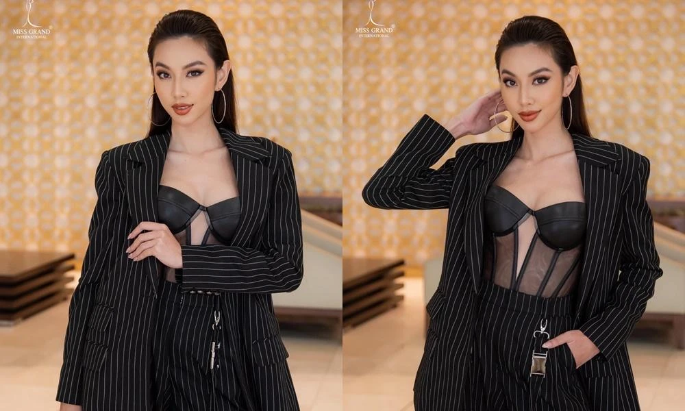 Hoa hậu Thùy Tiên bất ngờ đổi phong cách, hóa nữ 'tổng tài' quyền lực mà cực quyến rũ