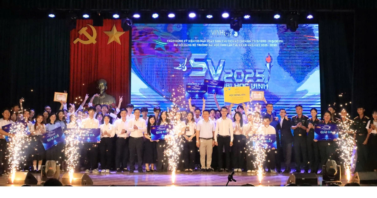 Cuộc thi Sinh viên Đại học Vinh 2025: Bùng nổ tinh thần yêu nước, thắp sáng khát vọng cống hiến ở kỷ nguyên số