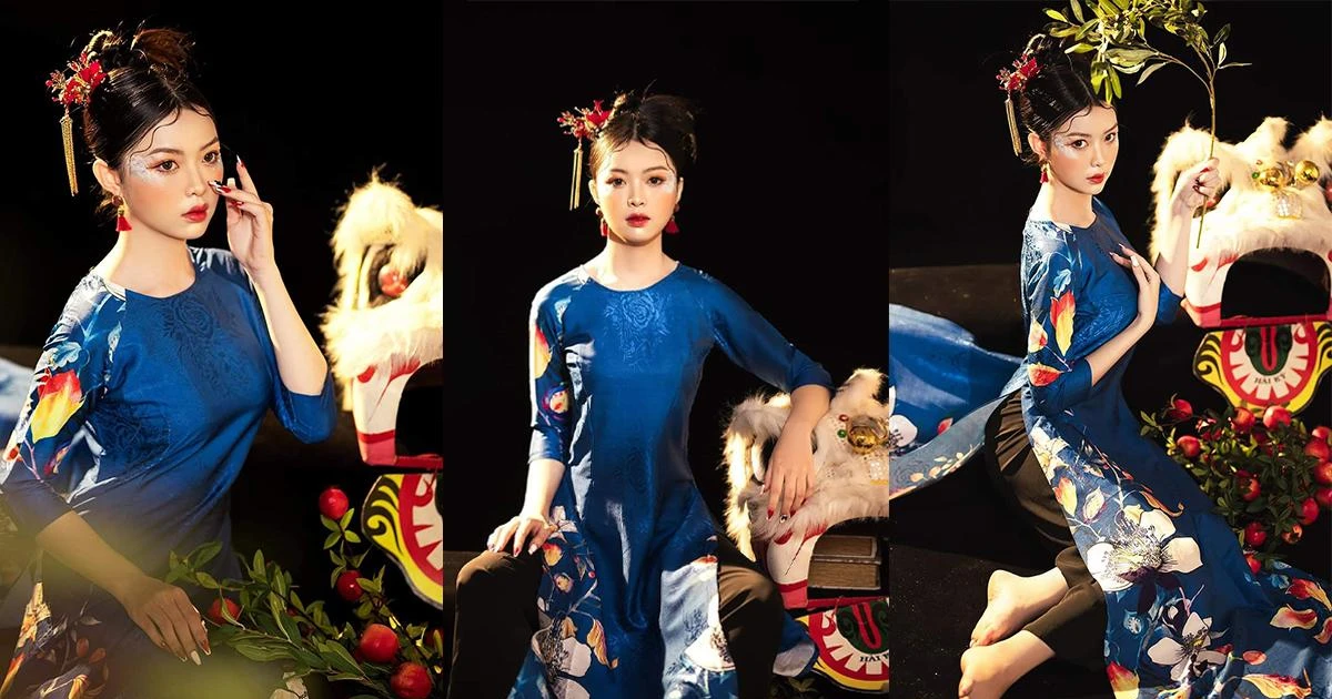 Nữ sinh 2K2 khiến dân tình "rần rần" với bộ ảnh Trung thu cực nghệ tôn vinh văn hóa truyền thống