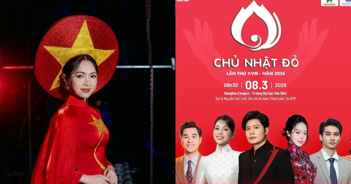 Ca sĩ Duyên Quỳnh cùng dàn sao đình đám "tiếp lửa" Chủ Nhật Đỏ 2026, hơn 5000 sinh viên sẵn sàng hiến máu cứu người