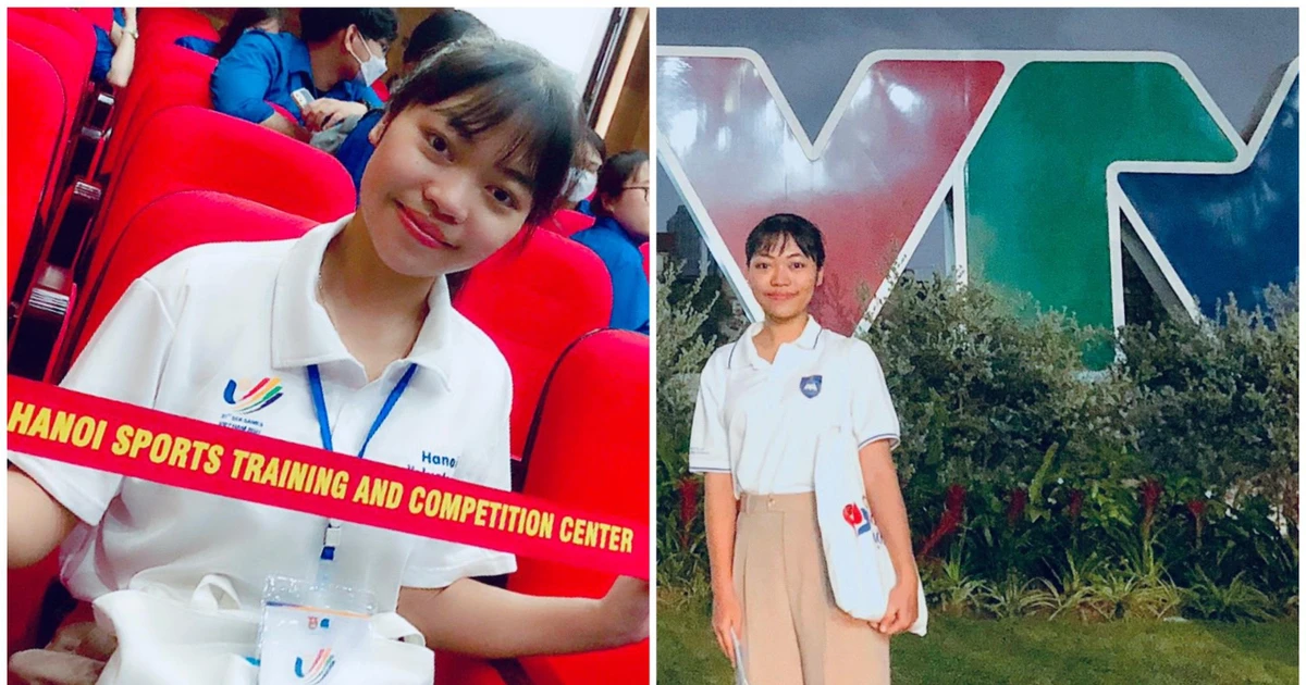 Nữ sinh Thái Nguyên mái tóc dài check-in đỉnh tại SEA Games 31, kể lại hành trình cực chill