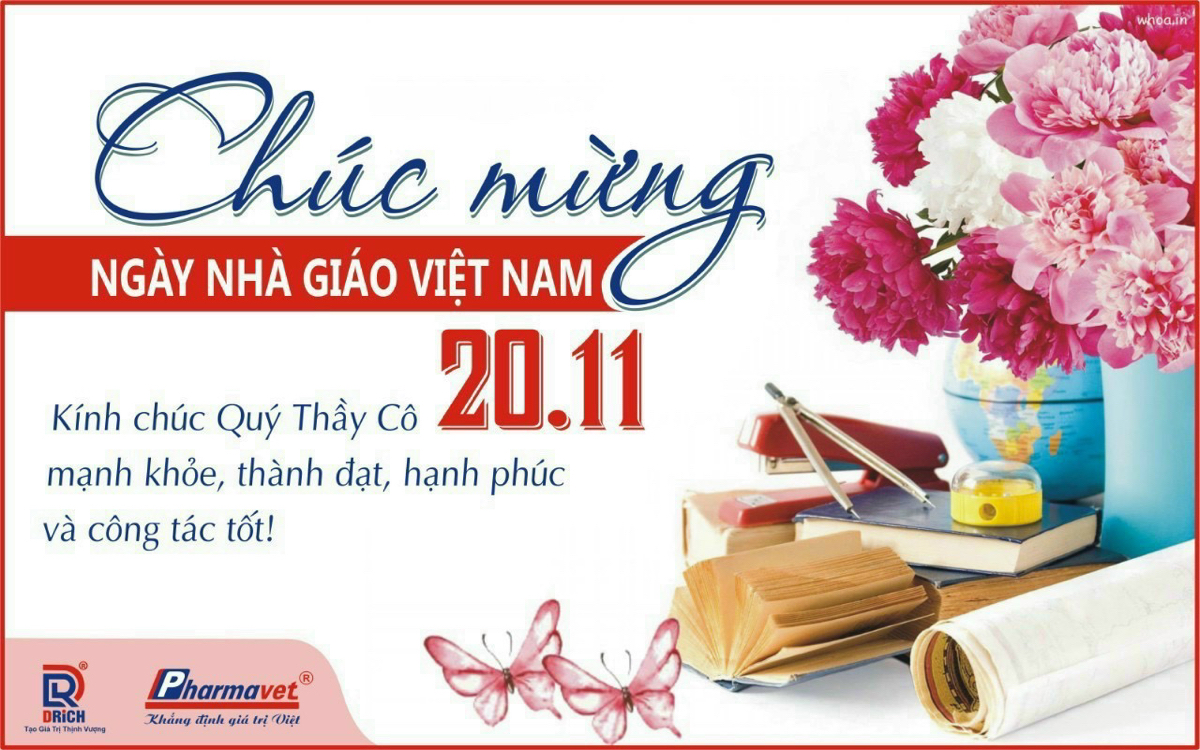 Chúc mừng ngày Nhà giáo Việt Nam 20-11 - Gửi lời tri ân đến những người thầy, người cô tuyệt vời!