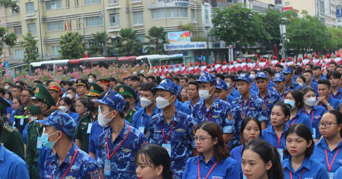 Hội trại "Tuổi trẻ giữ biển" 2023 khai màn siêu xịn tại phố đi bộ Nguyễn Huệ ⚓
