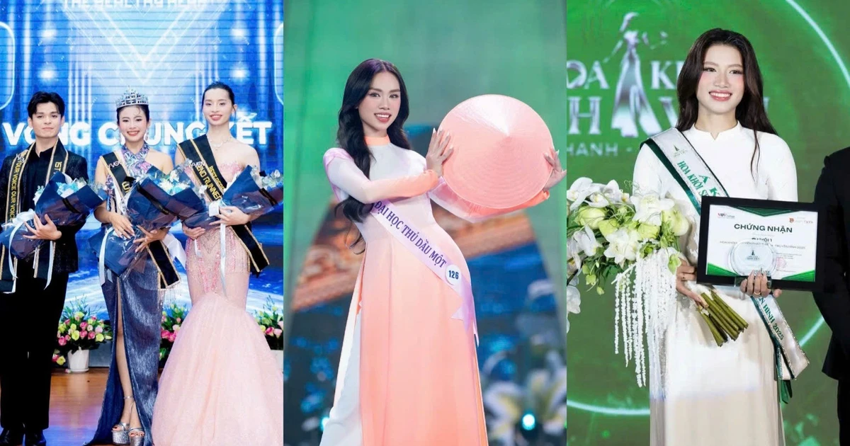 Các cuộc thi sắc đẹp sinh viên đang "cháy" hết nấc trên khắp các trường đại học ✨