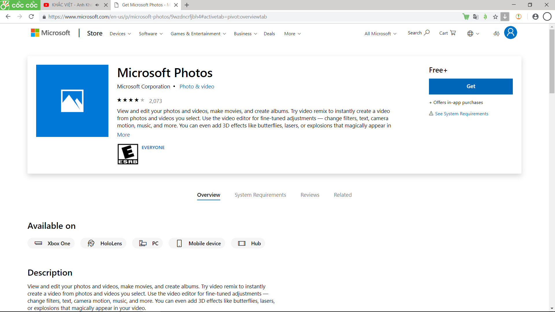Hỏi về Microsoft Photos – Sao giờ không xài được vậy cả nhà ơi?