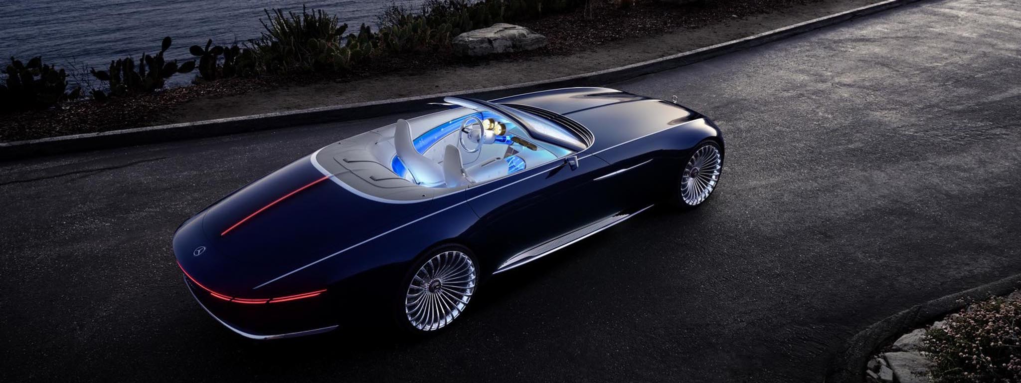 Vision Mercedes-Maybach 6 Cabriolet Concept trình làng tại Pebble Beach: Siêu phẩm điện xịn sò đến từ tương lai! ⚡
