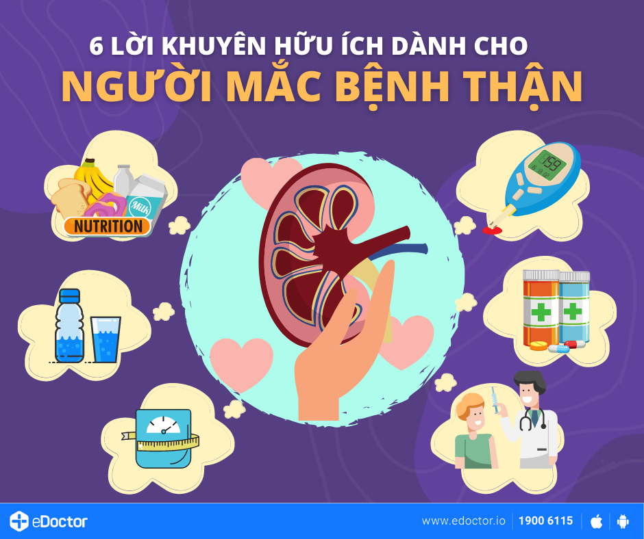 6 lời khuyên cực hữu ích cho người mắc bệnh thận, bỏ qua là hối hận cả đời luôn á!