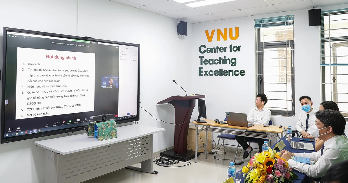 ĐHQG Hà Nội vừa ra mắt Kênh Chất lượng giáo dục đại học và nghề nghiệp - Nâng tầm chất lượng đào tạo nha!