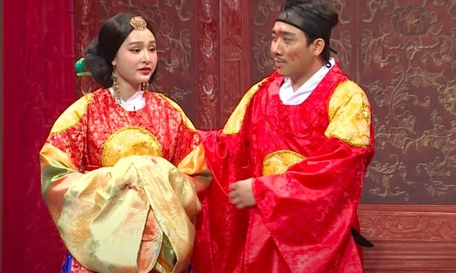 Cười té khói với màn ngây thơ của "cung nữ" Hiền Hồ khiến Trấn Thành cũng phải chịu thua