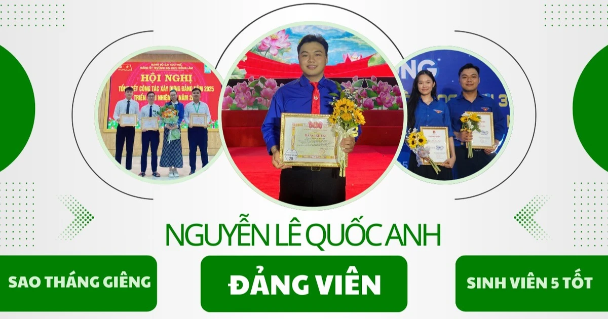 Chàng thủ lĩnh ngành Quản lý đất đai "flex" hành trình rinh trọn "Sao Tháng Giêng" và "Sinh viên 5 tốt"