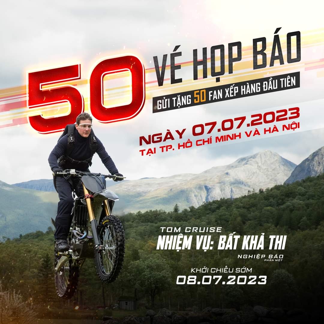 Chị em đã xông vào suất chiếu sớm Mission Impossible 001 - Nhiệm vụ bất khả thi Nghiệp Báo rồi nè!