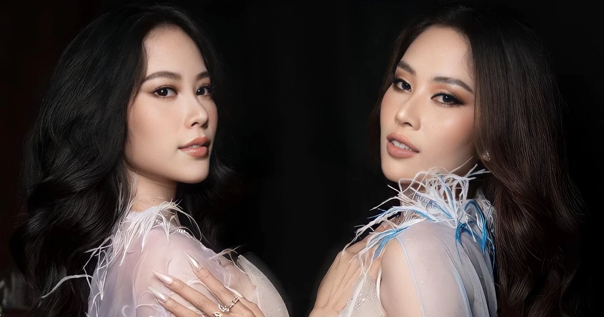 Chị em song sinh Nam Anh – Nam Em 'rủ nhau' đi thi hoa hậu cùng lúc, netizen sốc visual! ‍♀️✨