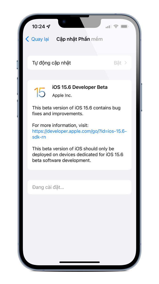 Trong lúc anh em lên iOS 15.5 chính thức thì chủ tịch lại đang chill ở sân chơi khác rồi
