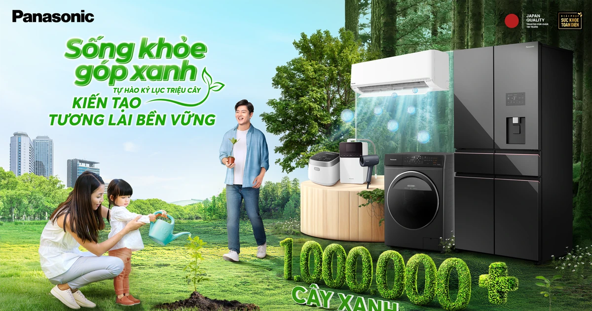 Panasonic cán mốc 1 triệu cây xanh xịn sò, tiếp tục hành trình "cứu" hành tinh cùng GenZ