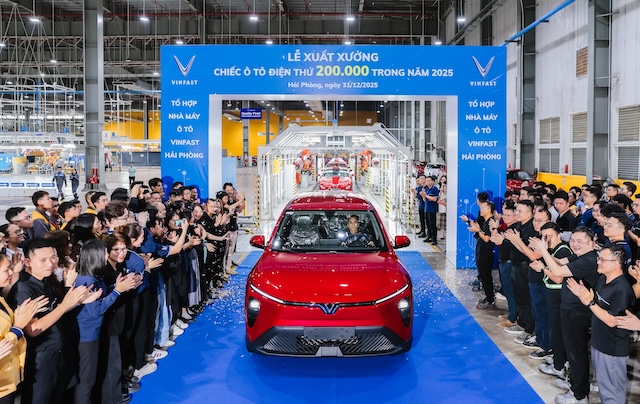 VinFast Hải Phòng cán mốc 200.000 xe điện xuất xưởng trong năm 2025 - Xịn sò quá đi thôi!