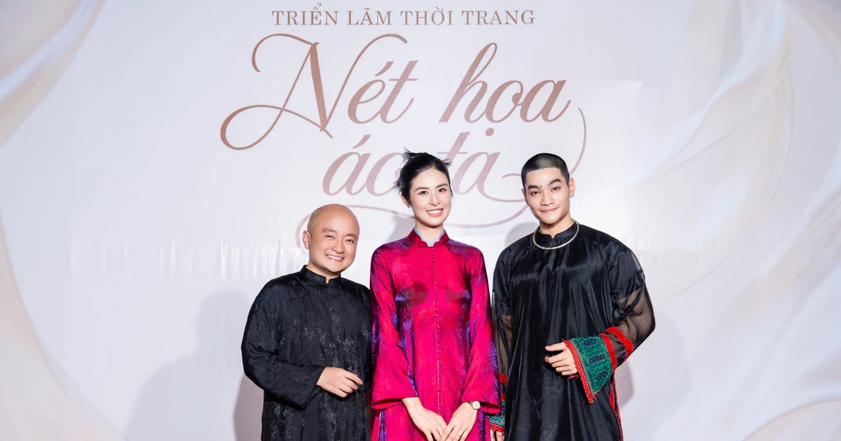 NTK Cao Minh Tiến cùng Hoa hậu Ngọc Hân 'vẽ' áo dài Việt trong không gian đặc biệt