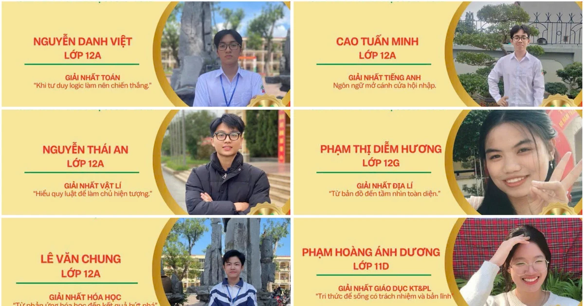 Trường THPT Thanh Hà ẵm trọn 55 giải HSG cấp thành phố, 6 giải Nhất xịn sò quá trời! ✨