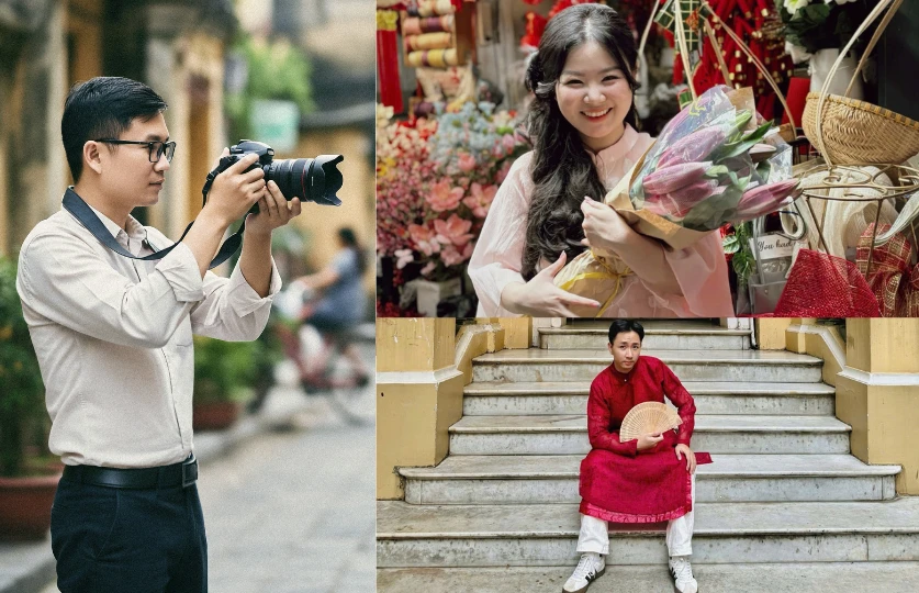Gen Z Sài Gòn check-in áo dài sớm, tránh cảnh Tết đến mới đông đúc ✨