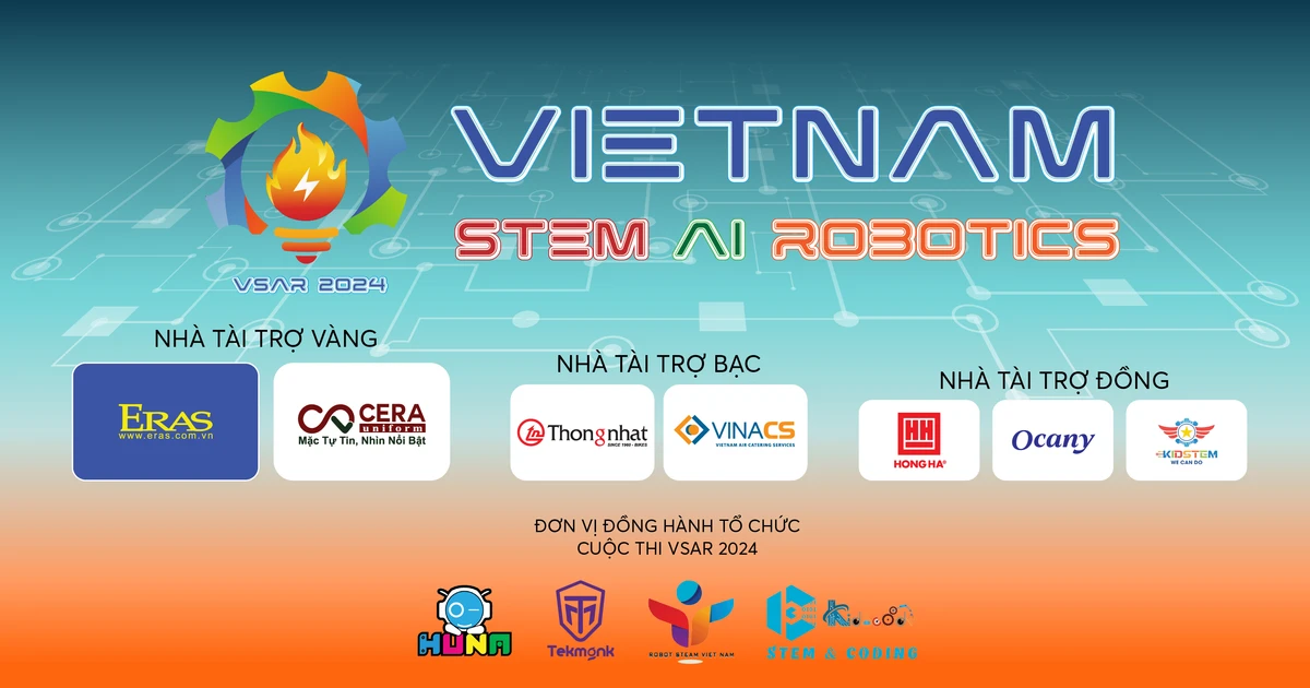 Chính thức mở cổng đăng ký Cuộc thi Vô địch Quốc gia STEM, AI và Robotics 2024 - Gen Z ơi, sẵn sàng thể hiện tài năng chưa?