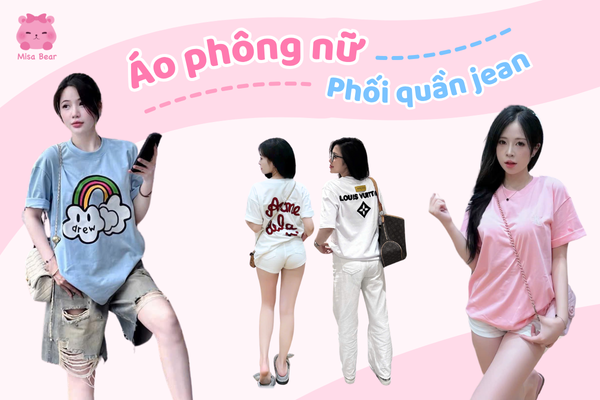 Combo "thần thánh" không bao giờ lỗi mốt: Áo phông + Quần jean – Vừa đơn giản vừa xinh xỉu!
