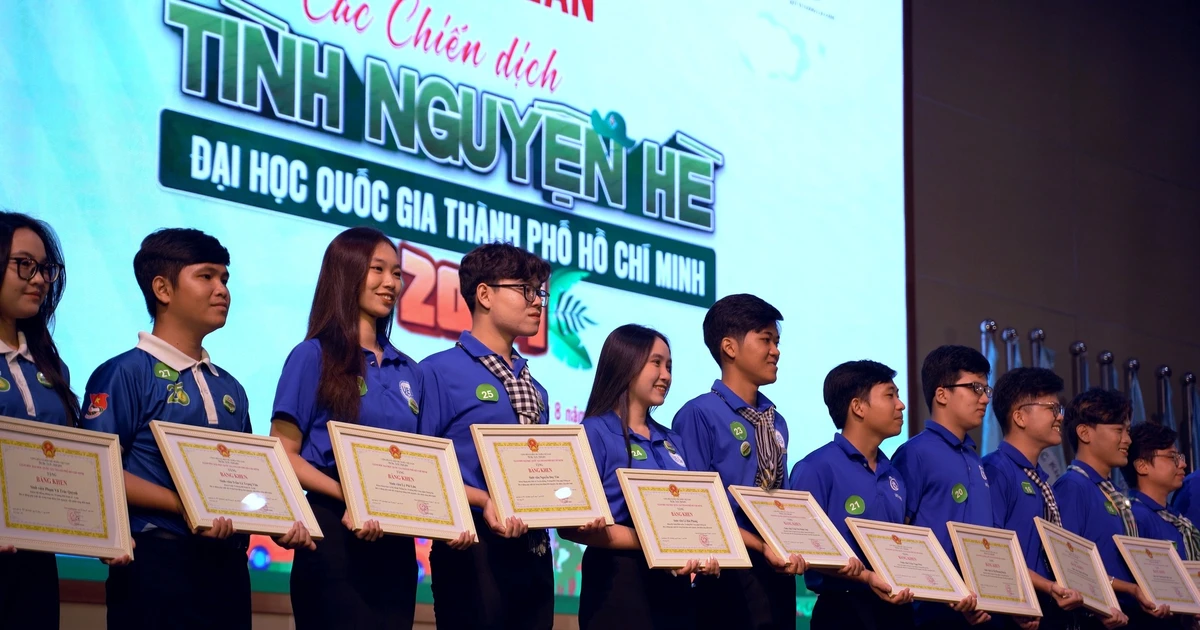 ĐHQG TP.HCM tổ chức Lễ hội quân chiến dịch tình nguyện Hè 2024 - Hơn 500 sinh viên hăng say tham gia