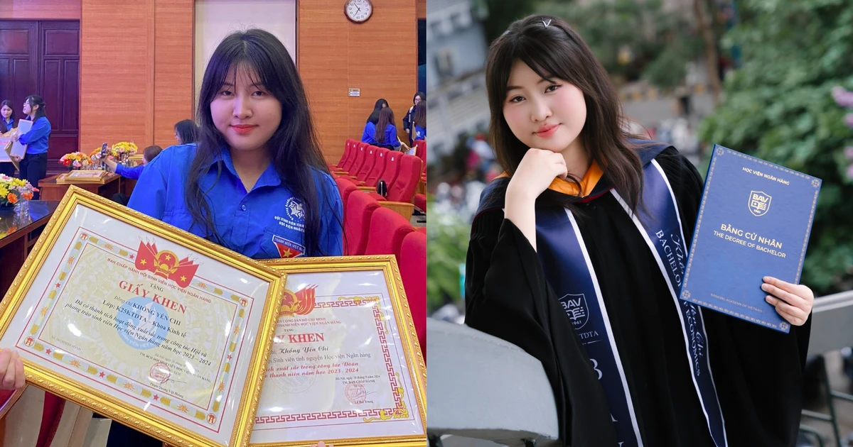 Nữ sinh Ngân hàng tốt nghiệp Xuất sắc, "flex" danh hiệu Sinh viên 5 tốt cấp Trung ương đỉnh của chóp