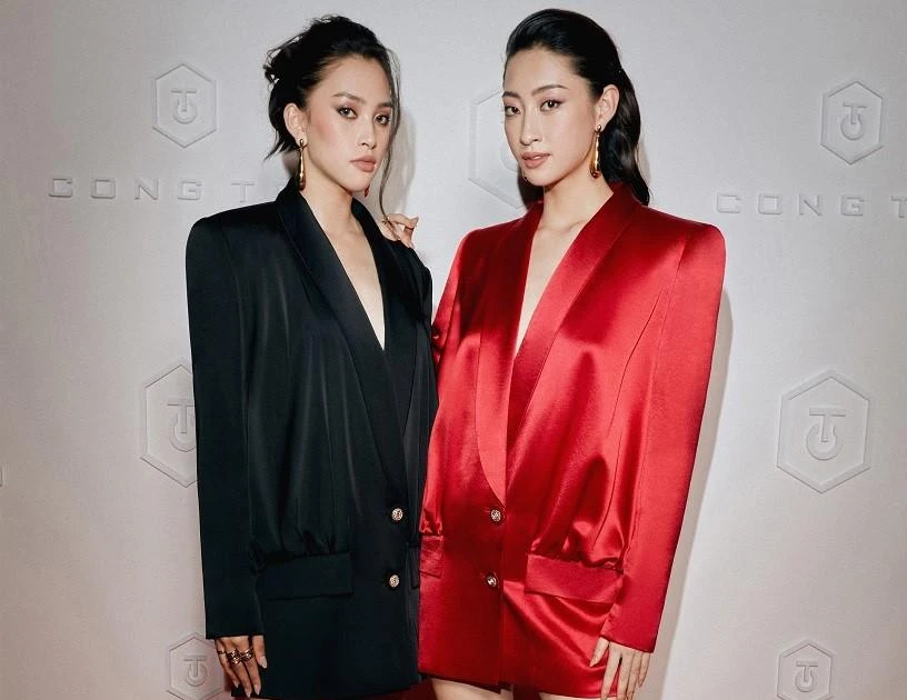 Hai nàng hậu Trần Tiểu Vy, Lương Thùy Linh cháy hết mình trên tạp chí Vogue Mỹ, visual xịn xò đỉnh của chóp