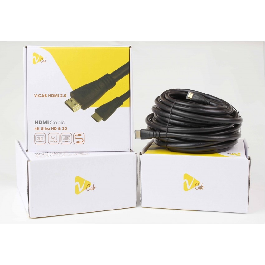 Cáp HDMI 10m V-CAB HDMI10A 24AWG CL2 - Chỉ 440k mà xịn xò như "hàng xách tay"