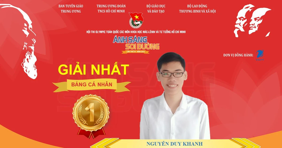Nam sinh Hóa học "thần thánh" ẵm trọn giải Nhất Hội thi "Ánh sáng soi đường" ✨