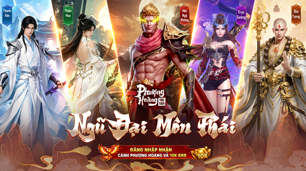 Phượng Hoàng Tru Tiên ra mắt 23/6: Game thủ 8x, 9x chuẩn bị "cháy" với dàn sao thanh xuân TiTi, Lương Bích Hữu